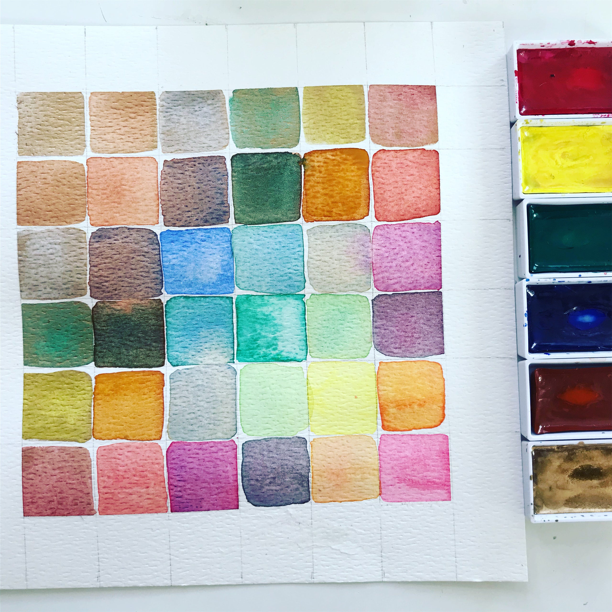 Watercolor Paint Party at Home, Online class & kit